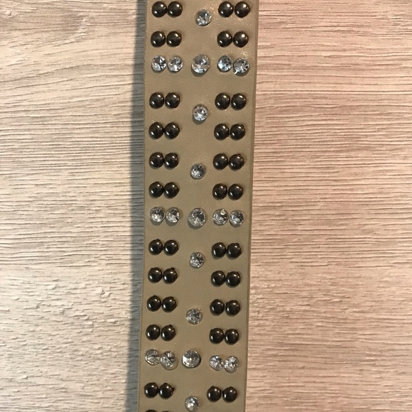 Womens studded Rhinestone Belt - Picture 3 of 7